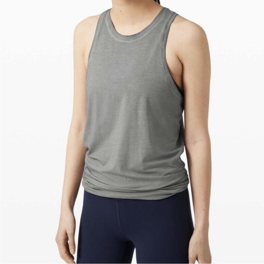 Lululemon Grey All Tied Up Tank Top Size 6